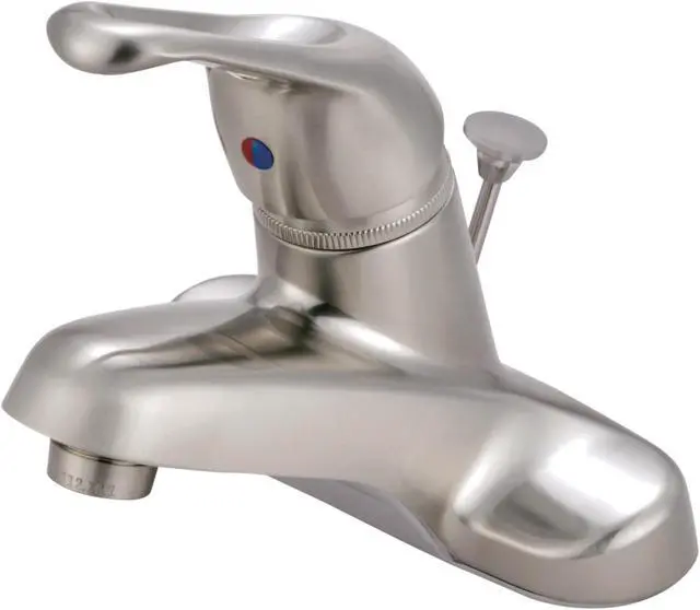 Alt view image 4 of 5 - Kingston Brass KB518B Single Handle 4 in. Centerset Lavatory Faucet with Brass Pop-up