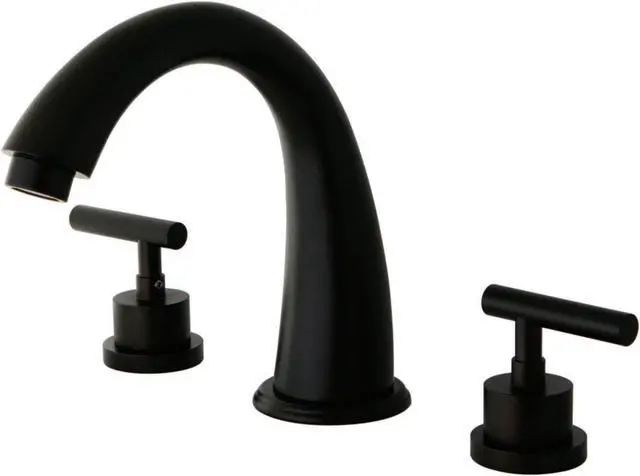 Alt view image 4 of 5 - Kingston Brass KS2365CML MANHATTAN Roman Tub Filler