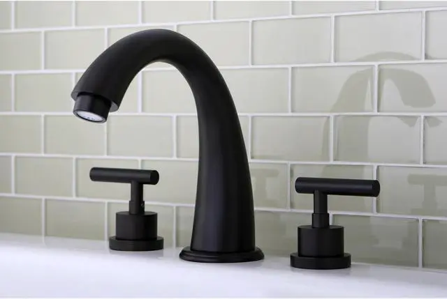 Alt view image 5 of 5 - Kingston Brass KS2365CML MANHATTAN Roman Tub Filler