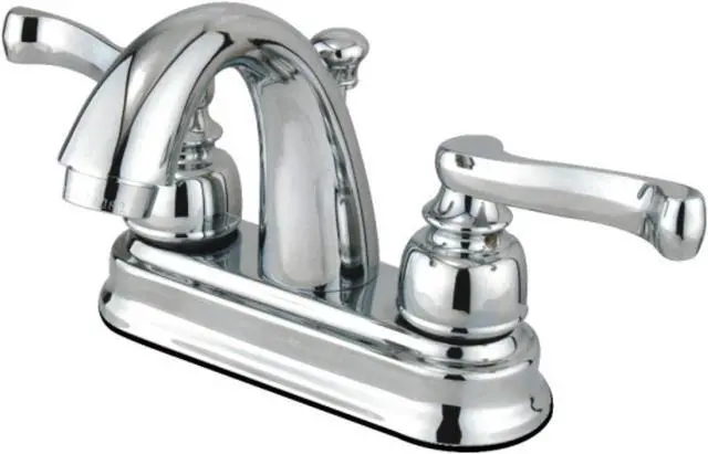 Alt view image 7 of 9 - Kingston Brass KB5611FL Two Handle 4" Centerset Lavatory Faucet with Retail Pop-