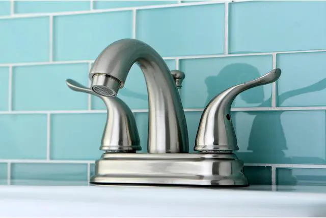 Alt view image 6 of 6 - Contemporary 4 in. Centerset Lavatory Faucet with Two Handle