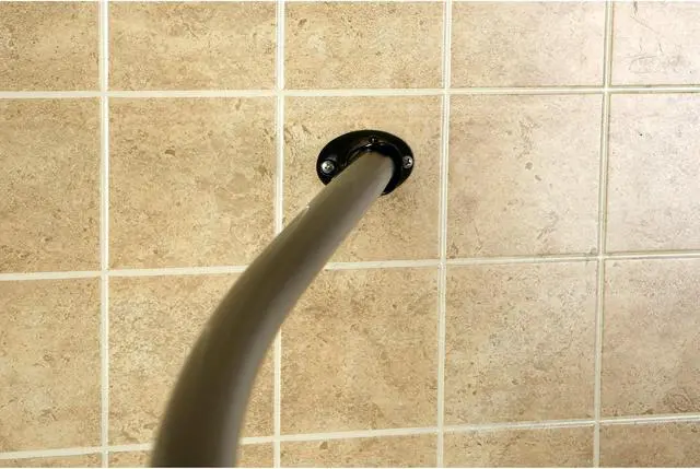 Alt view image 11 of 12 - Kingston Brass CC3175 Vintage Adjustable Hotel Curved Shower Rod