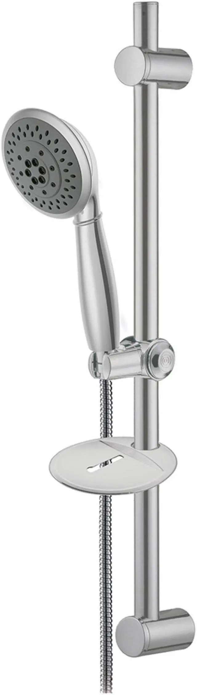 Alt view image 7 of 7 - Kingston Brass Kx2528Sbb 5 Setting Slide Bar Shower Kit With Brass Hose - Satin Nickel Finish