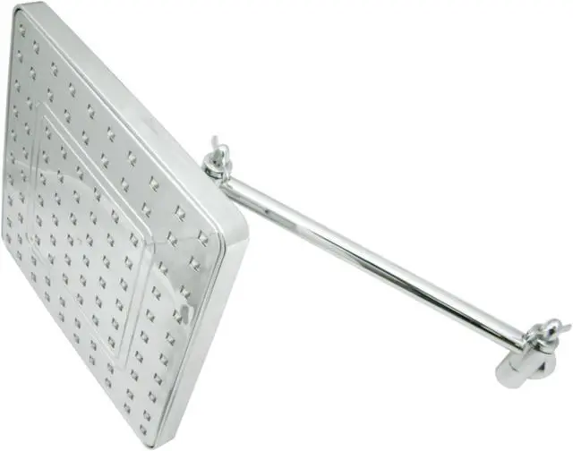 Alt view image 3 of 3 - Kingston Brass Kx4641K1 Full Spray Square Rain Shower And 10 Inch Adjustable Shower Arm - Polished Chrome Finish