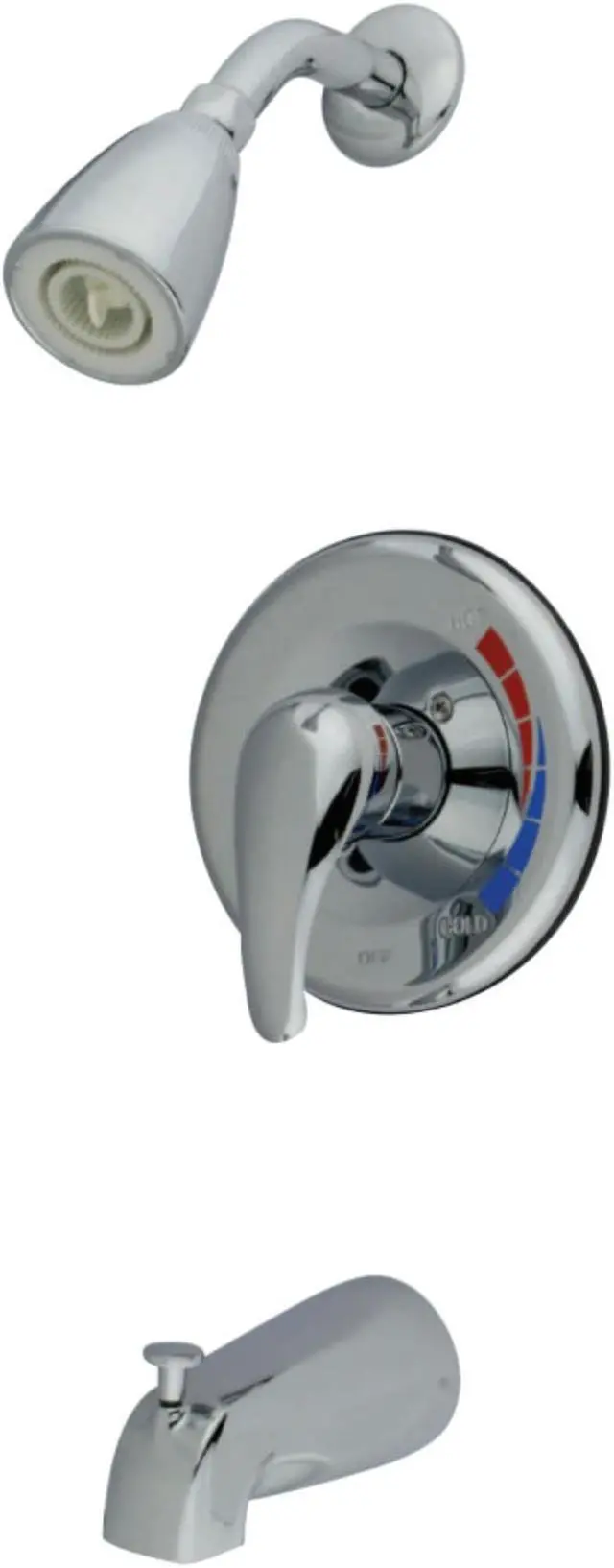 Alt view image 4 of 4 - SINGLE LEVER HANDLE TUB/SHOWER FAUCET-Chrome Finish