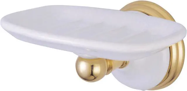 Alt view image 3 of 3 - VICTORIAN SOAP DISH-Polished Brass Finish