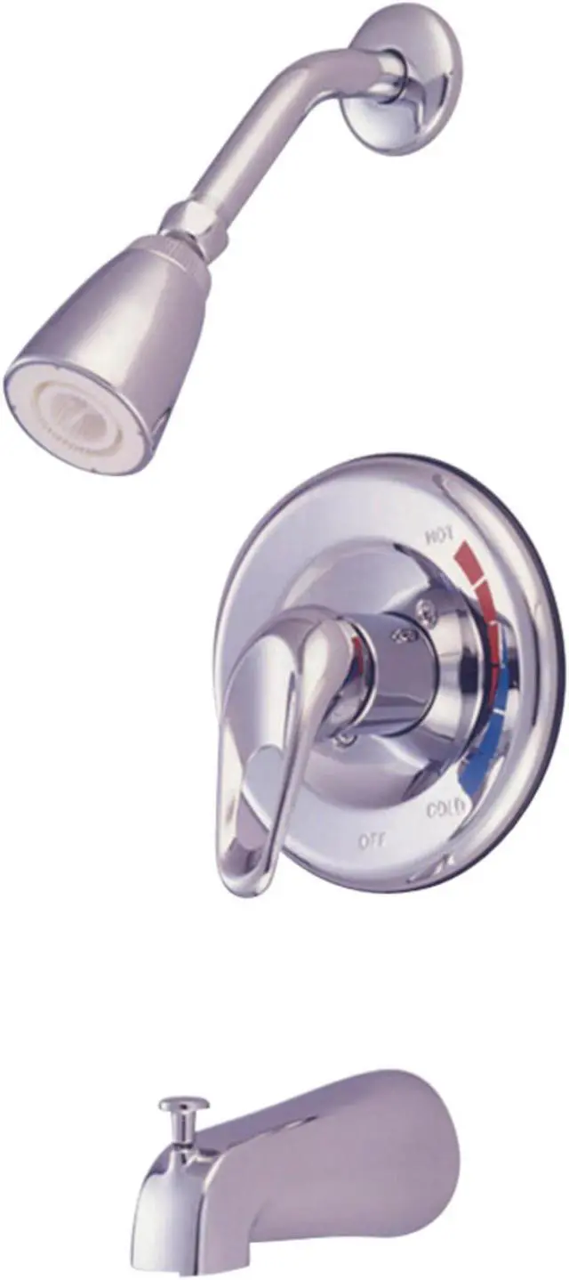 Alt view image 3 of 3 - Kingston Brass KB691 Single Handle Tub & Shower Faucet