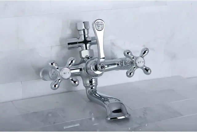 Alt view image 3 of 4 - Kingston Brass ABT100-1 Tub Faucet Body Only, Polished Chrome