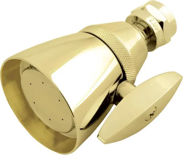 Alt view image 6 of 7 - Kingston Brass K132A2 2-.25 Inch Diameter Brass Shower Head - Polished Brass
