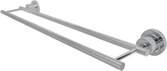 Alt view image 9 of 12 - Kingston Brass BA8213C Concord 24 Inch Dual Towel Bar - Polished Chrome