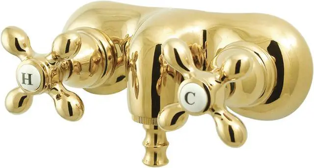 Alt view image 4 of 4 - WALL MOUNT LEG TUB FILLER PVD (1)CCMX2H (1)CCMX2C