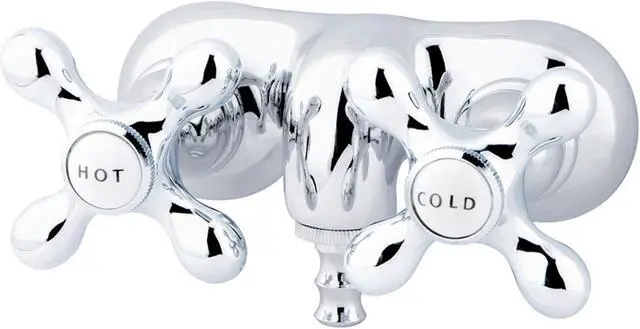 Alt view image 6 of 8 - Kingston Brass CC48T1 Vintage 3-3/8" Wall Mount Clawfoot Tub Filler