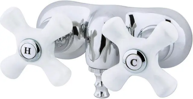 Alt view image 5 of 5 - Kingston Brass CC50T1 Vintage 3-3/8" Wall Mount Clawfoot Tub Filler