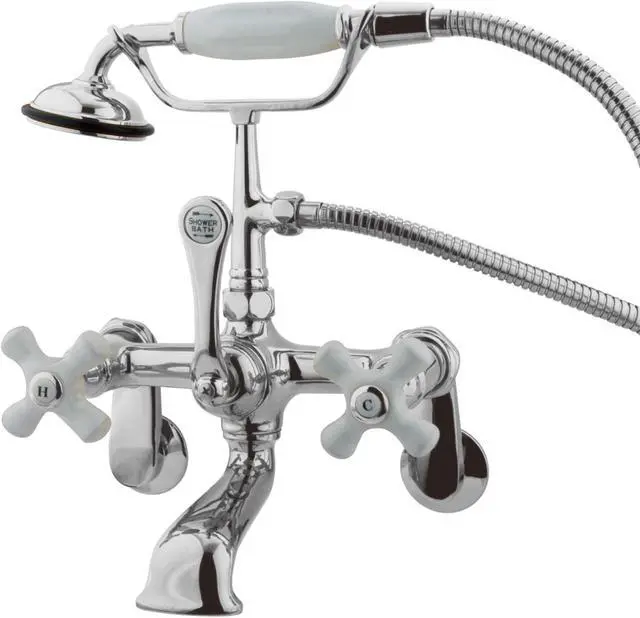 Alt view image 8 of 8 - LEG TUB FILLER W/HANDSHOWER,CP (1)CCCX1H (1)CCCX1C