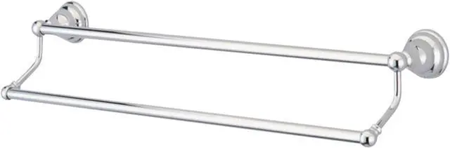 Alt view image 4 of 4 - Kingston Brass BA556318C Royale 18 in. Dual Towel Bar, Chrome