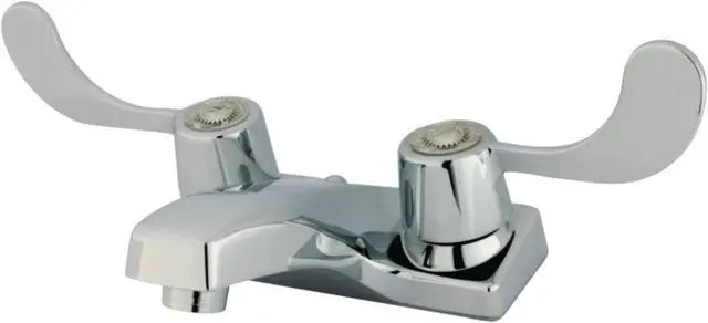 Alt view image 3 of 3 - Kingston Brass GKB191LP Water Saving Americana Centerset Lavatory Faucet with Blade Handles, Chrome
