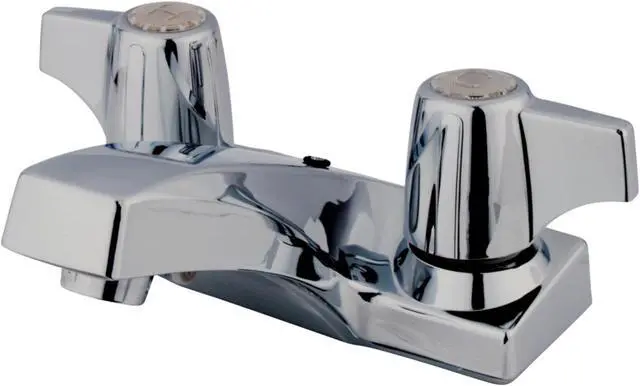 Alt view image 5 of 5 - Kingston Brass KB100B Two Handle 4 in. Centerset Lavatory Faucet with Brass Pop-up