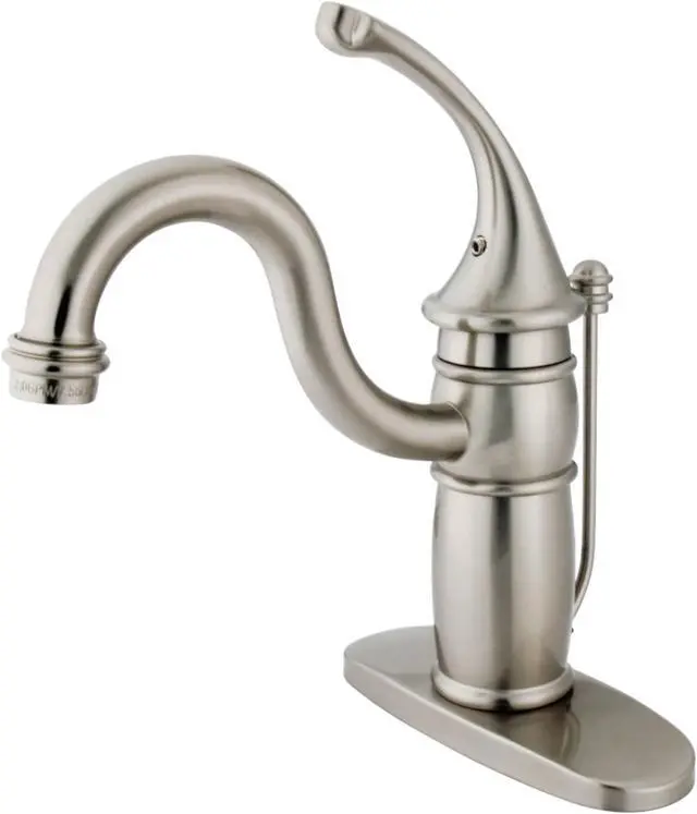 Alt view image 4 of 4 - Kingston Brass KB1408GL Single Handle Mono Deck Lavatory Faucet with Retail Pop-