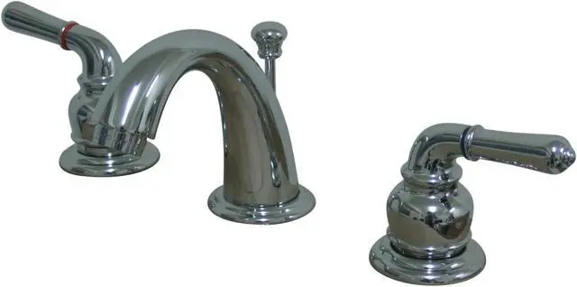 Alt view image 7 of 8 - Kingston Brass KB911 Two Handle 4" to 8" Mini Widespread Lavatory Faucet with Re