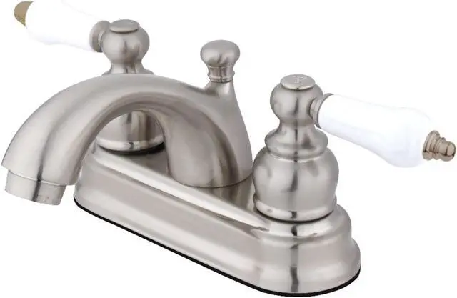 Alt view image 3 of 3 - Kingston Brass GKB2608PL Lavatory , Faucet, Satin Nickel