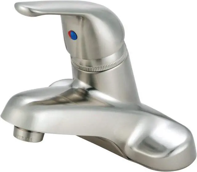 Alt view image 4 of 4 - Kingston Brass GKB548LP Water Saving Chatham Centerset Lavatory Faucet with Single Lever Handle, Satin Nickel