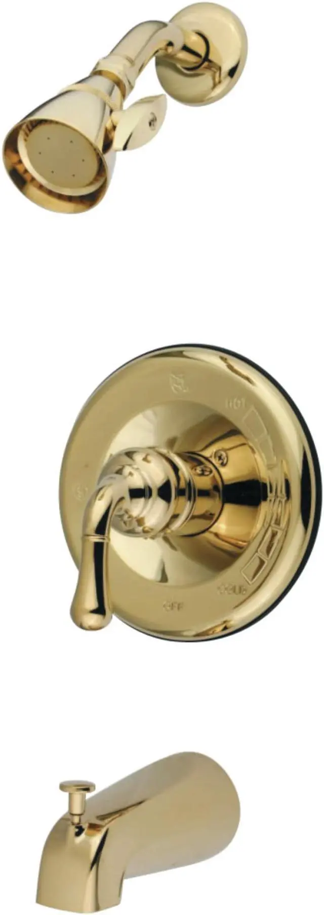 Alt view image 3 of 3 - Kingston Brass KB163.T Magellan Tub Filler Faucet with Metal Lever Handle