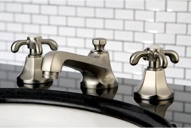 Alt view image 7 of 8 - Kingston Brass KS4468TX French Country Two Handle 8" to 16" Widespread Lavatory