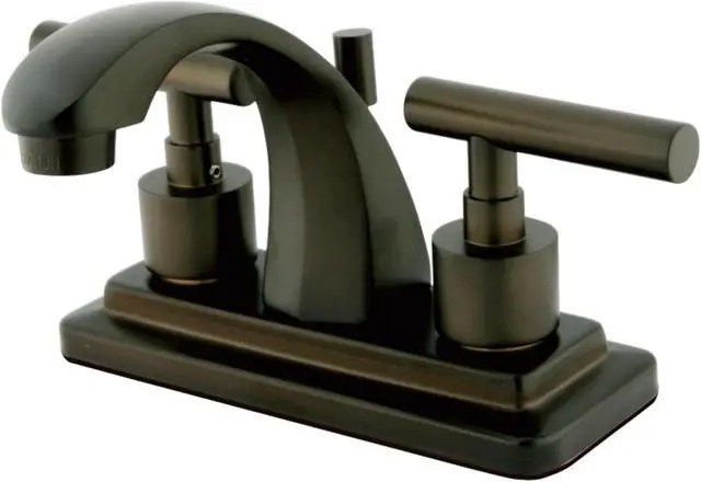 Alt view image 3 of 3 - Kingston Brass KS4645CML Two Handle 4 in. Centerset Lavatory Faucet with Brass Pop-up