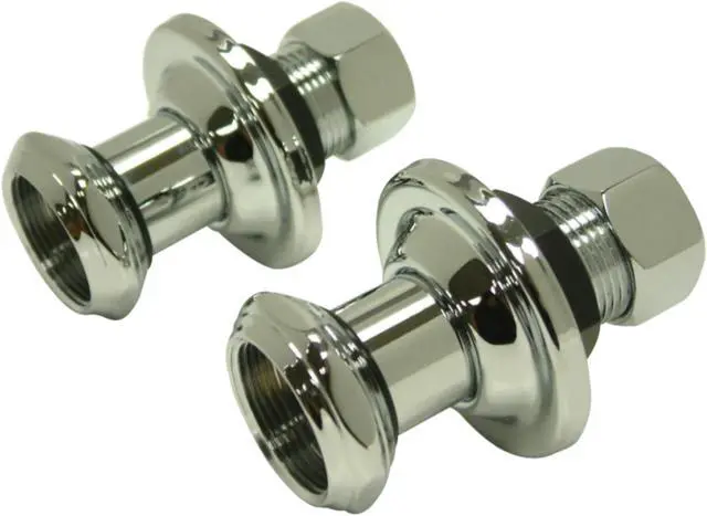 Alt view image 4 of 4 - Kingston Brass Ccu4101 Wall Mount Extension For Clawfoot Faucet - Polished Chrome Finish