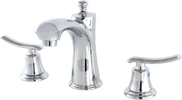 Alt view image 4 of 5 - Kingston Brass KB7961JL Jamestown Widespread Lavatory Faucet, Polished Chrome