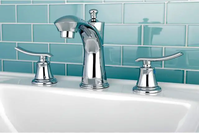 Alt view image 5 of 5 - Kingston Brass KB7961JL Jamestown Widespread Lavatory Faucet, Polished Chrome