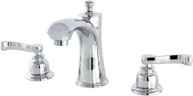 Alt view image 3 of 4 - KINGSTON BRASS KB7961FL 8" Widespread Bathroom Faucet, Chrome