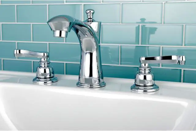 Alt view image 4 of 4 - KINGSTON BRASS KB7961FL 8" Widespread Bathroom Faucet, Chrome