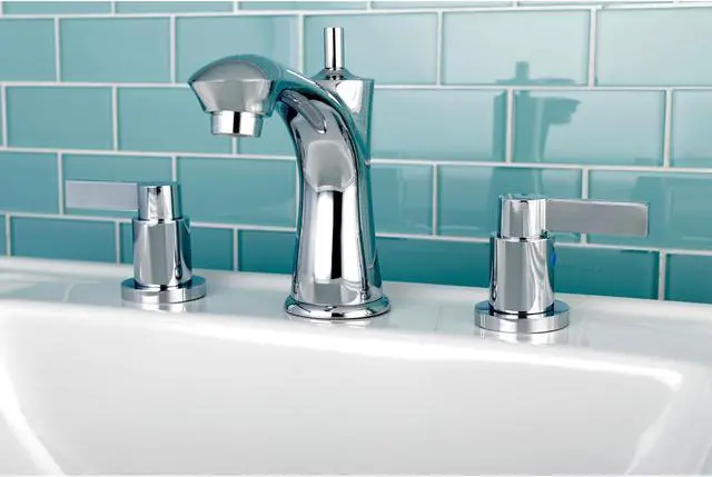 Alt view image 3 of 3 - KINGSTON BRASS KB7961NDL 8" Widespread Bathroom Faucet, Chrome