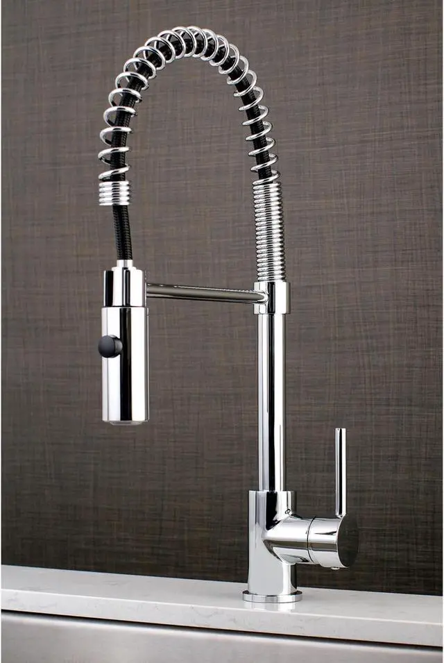 Alt view image 10 of 12 - GOURMETIER LS8771DL LS8771DL Concord Sgl-Handle Pre-Rinse Kitchen Faucet,