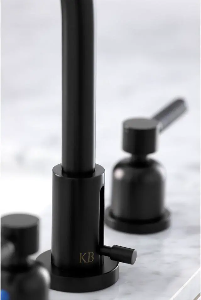 Alt view image 3 of 6 - Fauceture FSC8950DKL 8 in. Widespread Bathroom Faucet, Matte Black