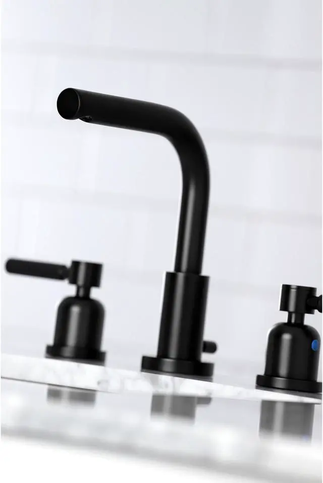 Alt view image 4 of 6 - Fauceture FSC8950DKL 8 in. Widespread Bathroom Faucet, Matte Black