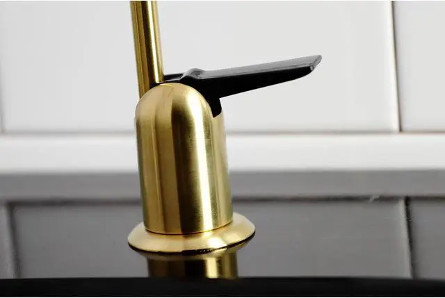 Alt view image 9 of 12 - Kingston Brass K6197 Americana Single-Handle Water Filtration Faucet, Brushed Brass