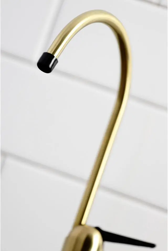Alt view image 10 of 12 - Kingston Brass K6197 Americana Single-Handle Water Filtration Faucet, Brushed Brass