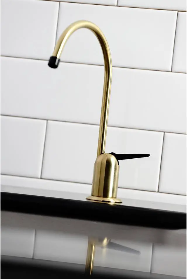 Alt view image 11 of 12 - Kingston Brass K6197 Americana Single-Handle Water Filtration Faucet, Brushed Brass