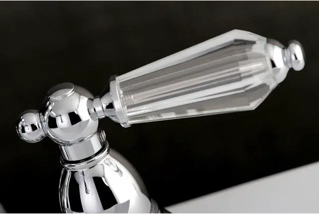 Alt view image 4 of 6 - Kingston Brass KB1601WLL 4 in. Centerset Lavatory Faucet with Retail Pop-Up, Chrome