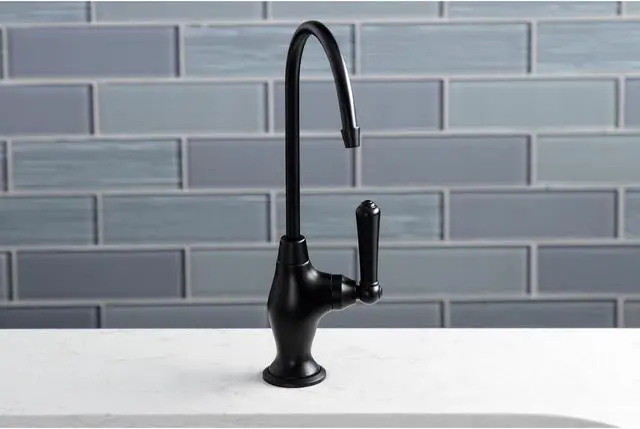 Alt view image 12 of 12 - Kingston Brass KS3190NML Magellan Single Handle Water Filtration Faucet, Matte Black