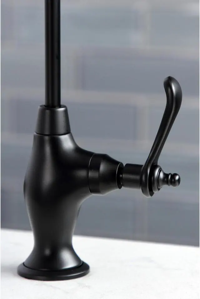 Alt view image 11 of 12 - Kingston Brass KS3190TL Templeton Single Handle Water Filtration Faucet, Matte Black