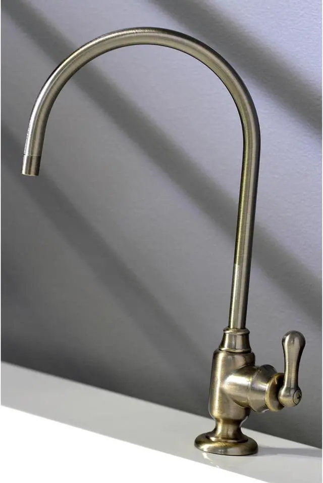 Alt view image 10 of 11 - Kingston Brass KS5193AL Traditional Royale Single-Handle Water Filtration Faucet - Vintage Brass