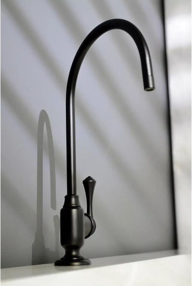 Alt view image 8 of 11 - Kingston Brass KS5190BL Traditional Vintage Single-Handle Water Filtration Faucet - Matte Black