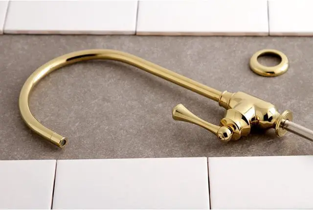 Alt view image 6 of 6 - Kingston Brass KS5192BL Traditional Vintage Single-Handle Water Filtration Faucet - Polished Brass