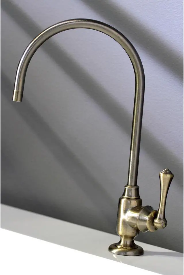 Alt view image 10 of 11 - Kingston Brass KS5193BL Traditional Vintage Single-Handle Water Filtration Faucet - Vintage Brass