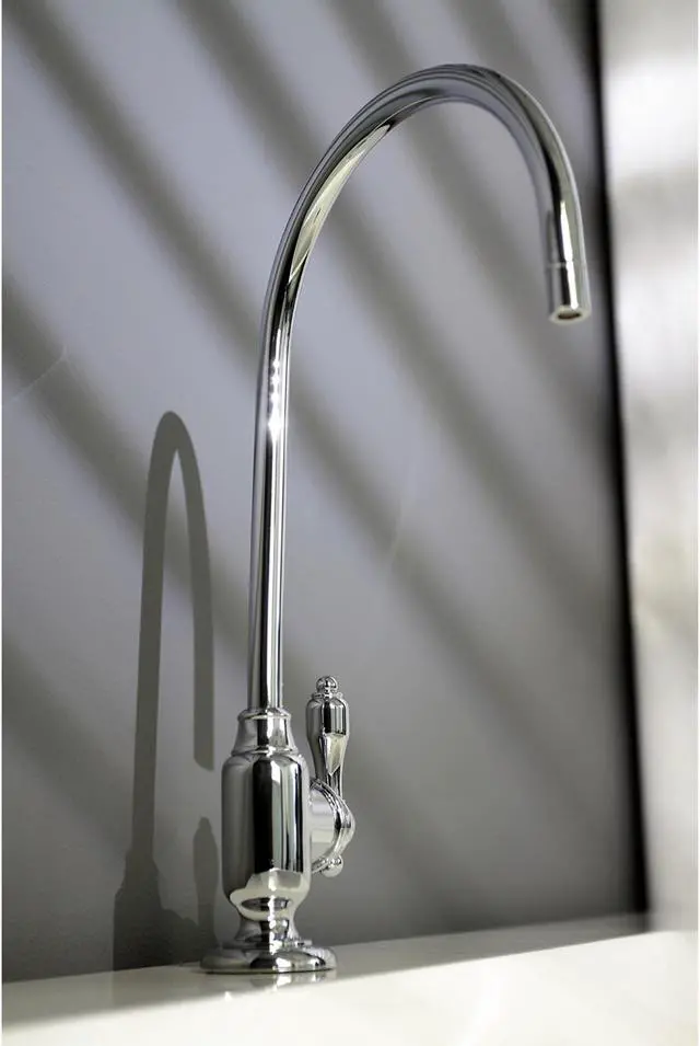 Alt view image 7 of 10 - Kingston Brass KS5191TAL Traditional Tudor Single-Handle Water Filtration Faucet - Polished Chrome