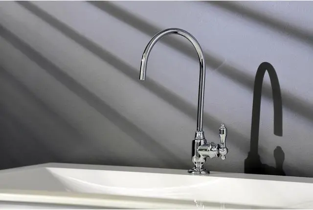 Alt view image 8 of 10 - Kingston Brass KS5191TAL Traditional Tudor Single-Handle Water Filtration Faucet - Polished Chrome