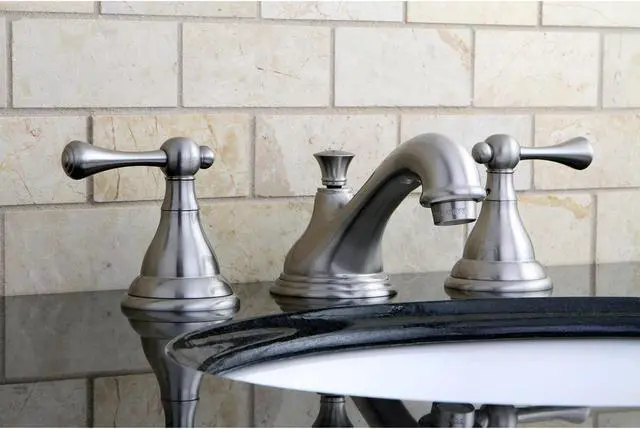 Alt view image 6 of 6 - Kingston Brass KS5568BL Lavatory , Faucet, Satin Nickel